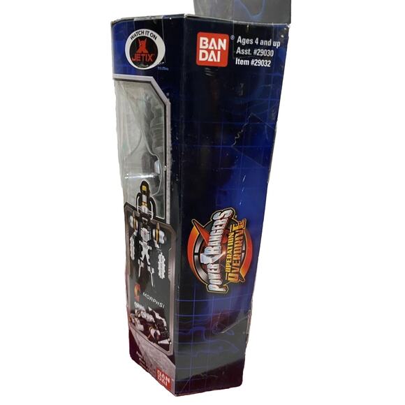 Power Rangers Operation Overdrive TURBO DRILL BLACK POWER RANGER NIOP - Picture 3 of 9